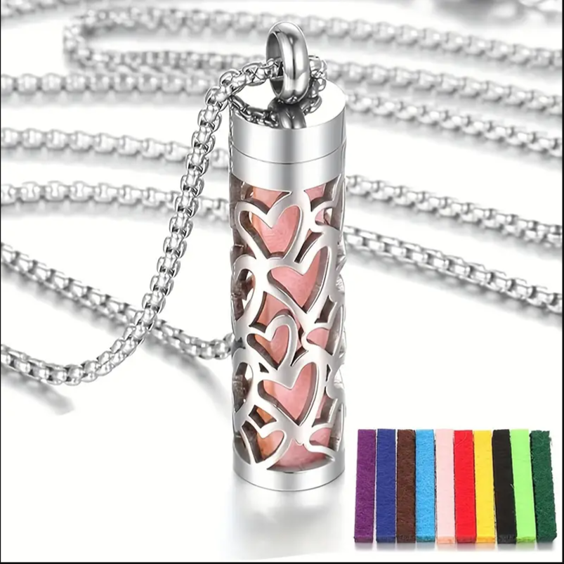 The Aroma Necklace - 2025 New Aromatherapy Jewelry Necklaces with Essential Oil Diffuser