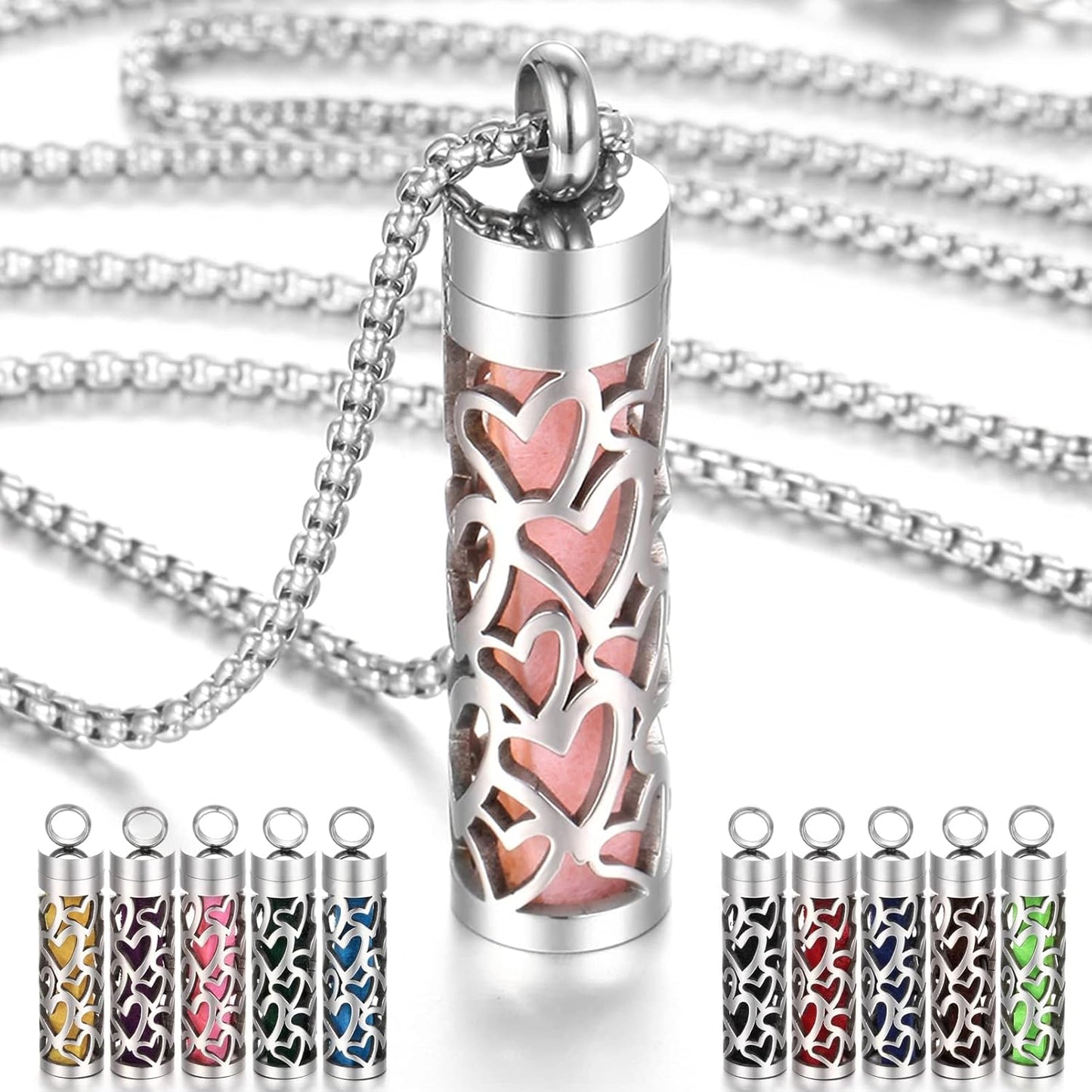The Aroma Necklace - 2025 New Aromatherapy Jewelry Necklaces with Essential Oil Diffuser