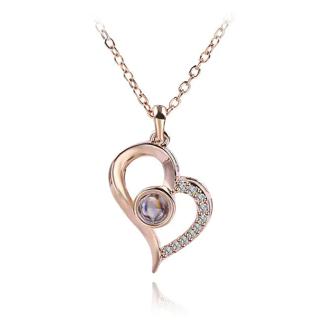 Projected Love Necklace