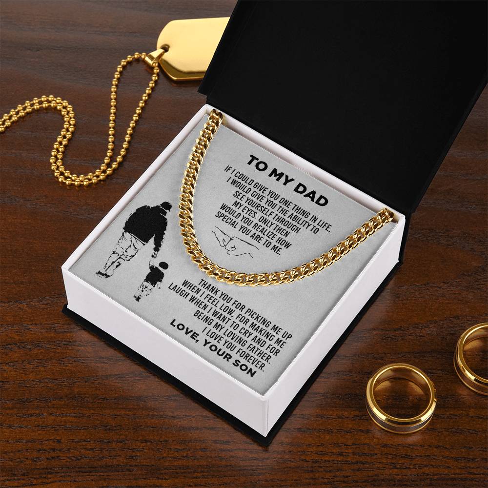 To My Dad | Cuban Link Chain