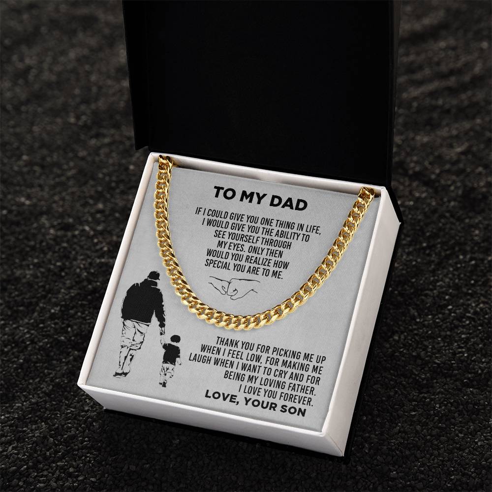 To My Dad | Cuban Link Chain