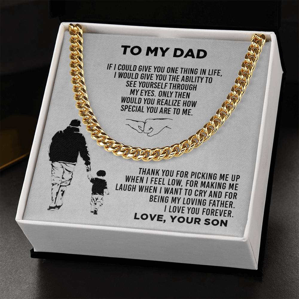 To My Dad | Cuban Link Chain