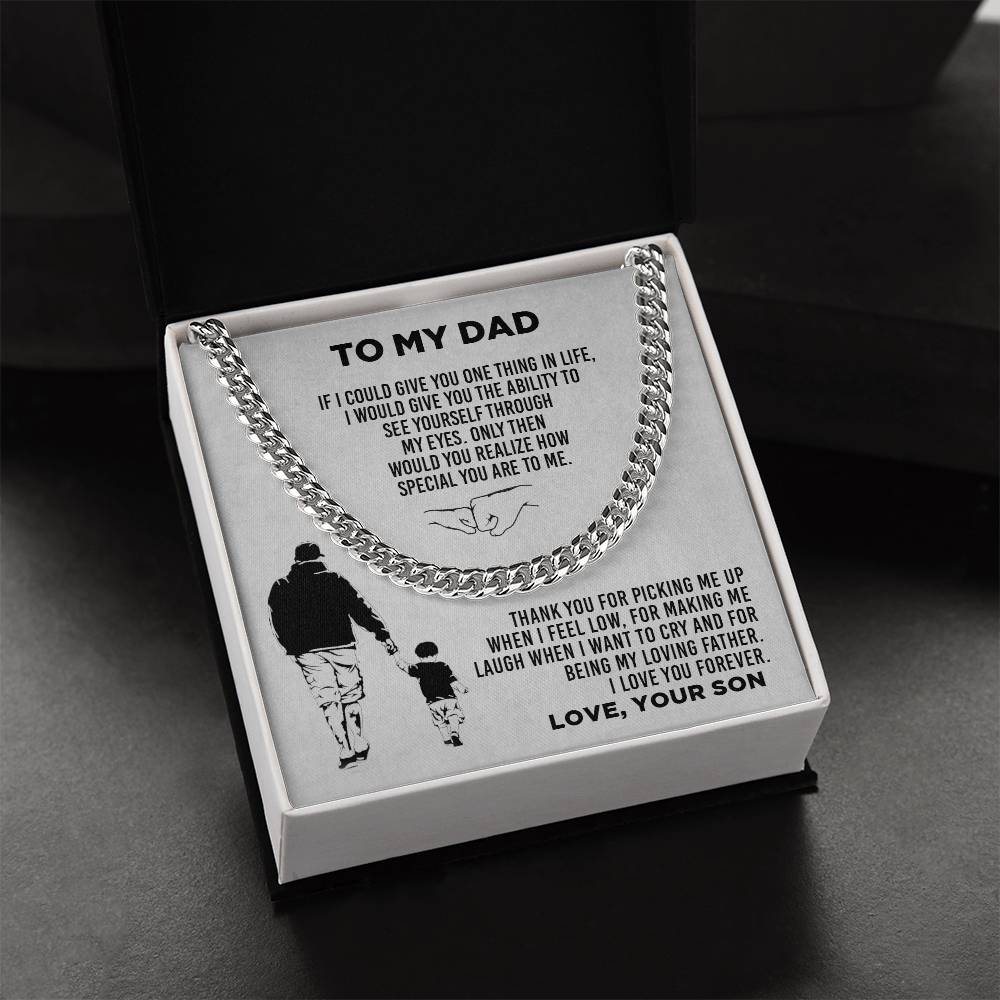 To My Dad | Cuban Link Chain