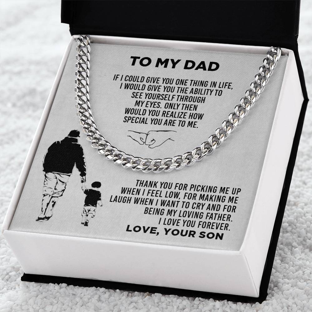 To My Dad | Cuban Link Chain
