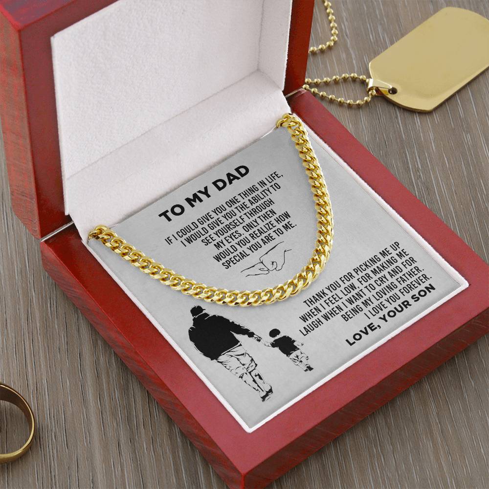 To My Dad | Cuban Link Chain