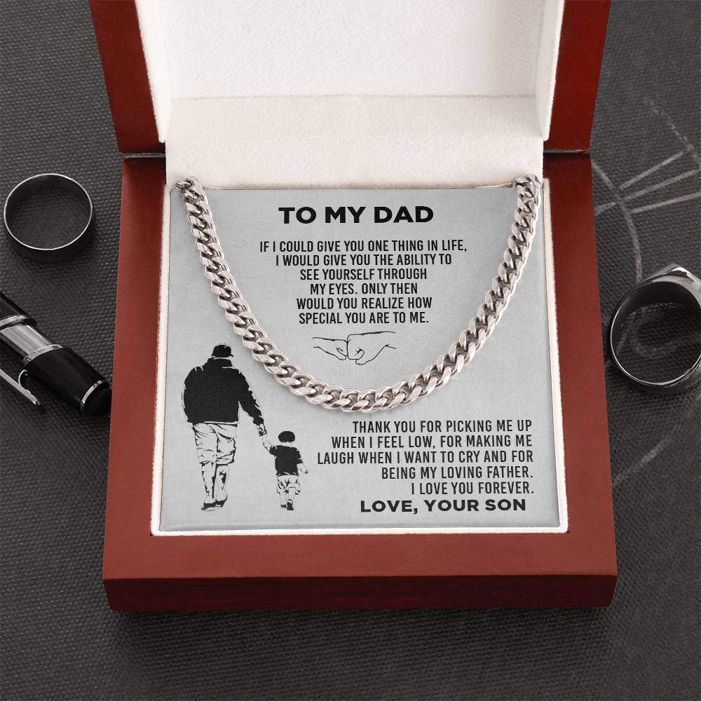 To My Dad | Cuban Link Chain