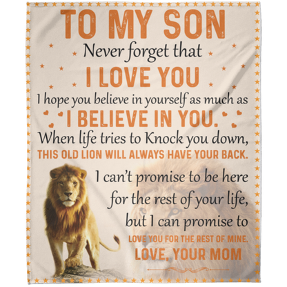 To My Son | FLM Arctic Fleece Blanket 50x60