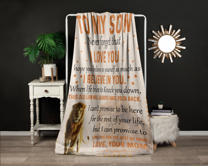 To My Son | FLM Arctic Fleece Blanket 50x60