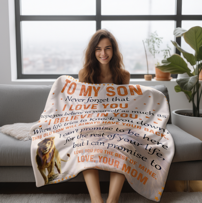 To My Son | FLM Arctic Fleece Blanket 50x60